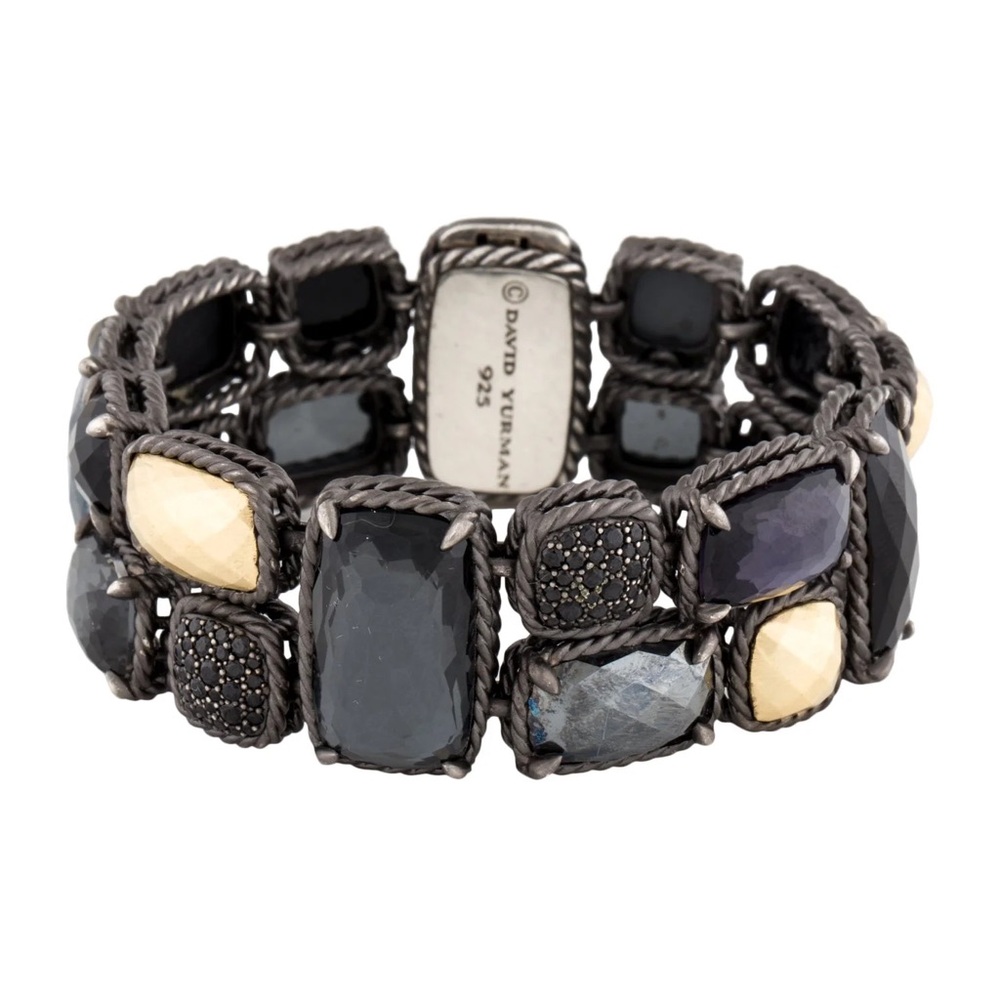 David Yurman multi stone mosaic bracelet